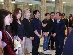 Korut Minta Maaf Larang Korsel Liput Kim Jong-Un Nonton Konser