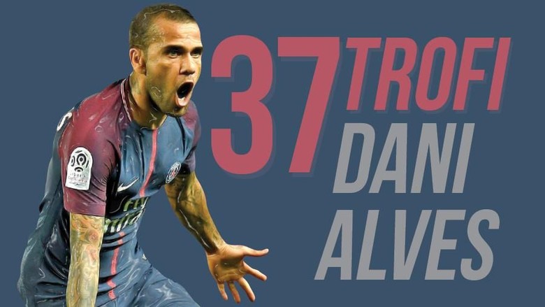 Punya 37 Trofi, Dani Alves Ungguli Messi dan Ronaldo Punya 37 Trofi, Dani Alves Ungguli Messi dan Ronaldo