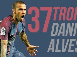 Punya 37 Trofi, Dani Alves Ungguli Messi dan Ronaldo