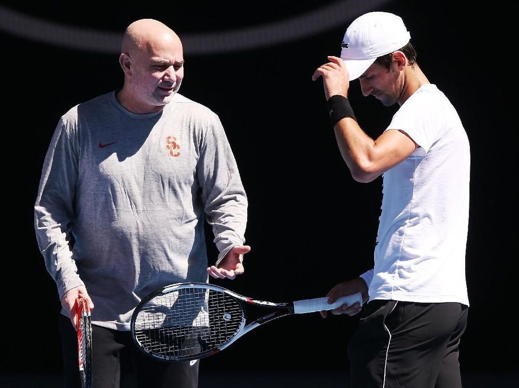 Djokovic dan Agassi Pisah Jalan Djokovic dan Agassi Pisah Jalan