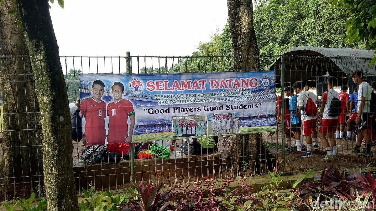 SKO Ragunan mulai tahap penyeleksian siswa. (Randy Prasatya/detikSport)