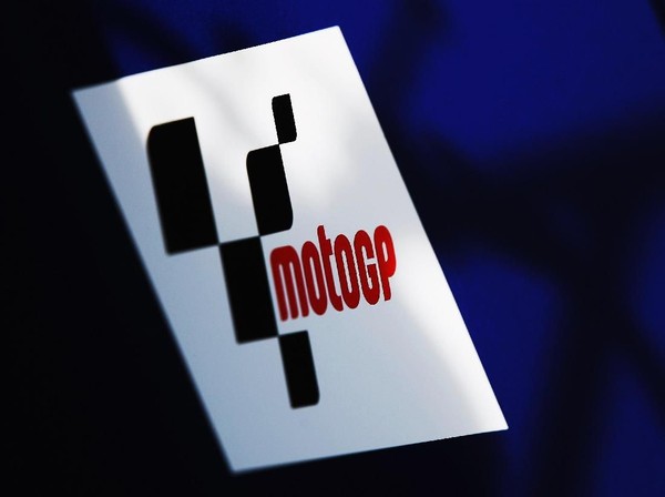 JEREZ DE LA FRONTERA, SPAIN - FEBRUARY 16:  A detail photo of the MotoGP logo during MotoGP Testing at the Circuito de Jerez, on February 16, 2008 in Jerez, Spain.  (Photo by Bryn Lennon/Getty Images)