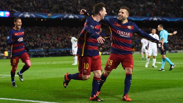 Lionel Messi lebih riang memainkan sepakbola dalam seragam Barcelona 