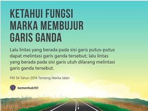 Garis Ganda di Jalan Ini Bukan Coretan, Ini Artinya