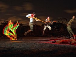 Lightpainting levitasi