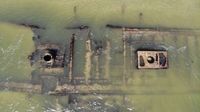 Foto: Bangkai Kapal Perang Sipil AS Tertangkap Kamera Drone