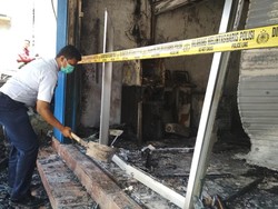Kebakaran Kantor Teras BRI Trenggalek Diduga Akibat Korsleting