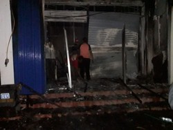 Kantor Teras BRI di Trenggalek Ludes Terbakar