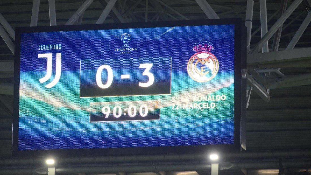 Real Madrid memberi Juventus kekalahan terburuk di Allianz Stadium (Foto: Massimo Pinca/Reuters)
