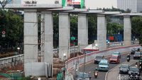 Hujan Panas, LRT Jabodebek Terus Digarap