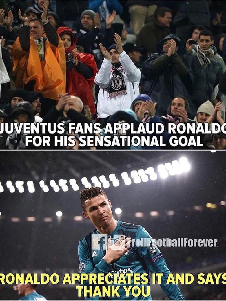 Meme Meme Lucu Gol Salto Ronaldo