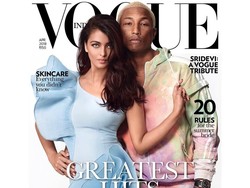 Pharrell Williams Mendadak India, Pose Bareng Aishwarya Rai di Vogue