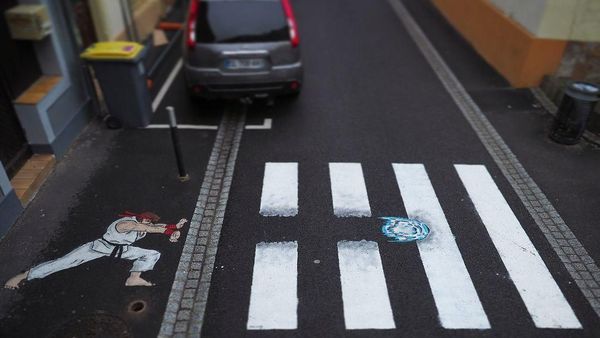 Ketika Jalanan Biasa Disulap Jadi Karya Seni Istimewa