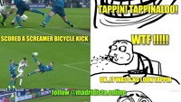 Cristiano Ronaldo memang sempat melewatkan peluang emas untuk mencetak hat-trick, tapi dia tetap saja sudah mengejutkan banyak orang lewat gol saltonya. (Foto: Instagram)