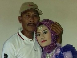 Viral, Kisah Haru Wanita Lampung Pertama Kali Bertemu Ayah Saat Menikah
