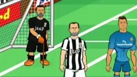 Dengan tubuh yang tegap dan kekar, Cristiano Ronaldo dengan mudah melawan pertahanan Juve yang dipenuhi pemain jompo. Gol saltonya pun sampai tidak bisa disetop pemain jompo Juve. Foto: Twitter