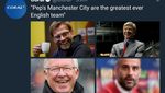 Dihantam Liverpool, City Langsung Dihajar Meme