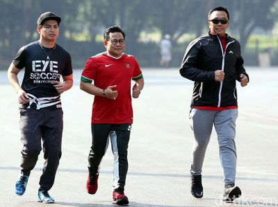 Menpora dan Cak Imin Olahraga Bersama di GBK