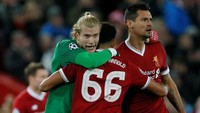 Kemenangan ini jadi modal yang sangat bagus bagi Liverpool untuk menjalani leg kedua yang akan digelar di markas City pada pekan depan.  Foto: Andrew Yates/Reuters