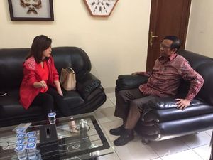 Grace Natalie Bertemu Mahfud MD, Ini yang Dibahas