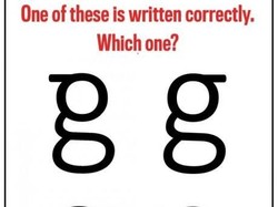 Banyak yang Salah Menuliskan Huruf Kecil G, Kamu Termasuk?