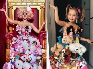 Gemas Deh, Gadis Cilik Ini Pakai Gaun DIY Persis Seleb Hollywood