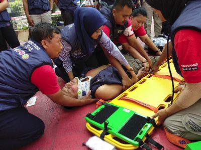 Foto: Mereka yang Akan Selalu Siaga Tangani Atlet Cedera di Asian Games 2018