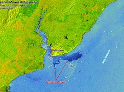 BNPB: Luas Tumpahan Minyak di Teluk Balikpapan Capai 12.987 Ha