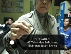 Bisnis Narkoba, Nenek 60 Tahun Simpan Sabu di BH