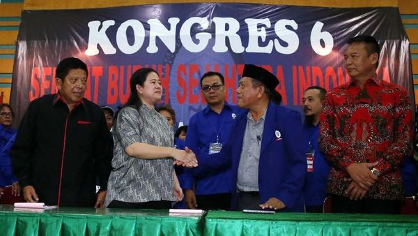 Menteri Puan Buka Kongres SBSI Ke-6