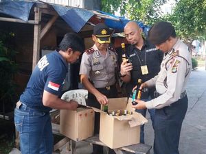 Ratusan Liter Tuak dan Miras Disita Polisi di Tangerang