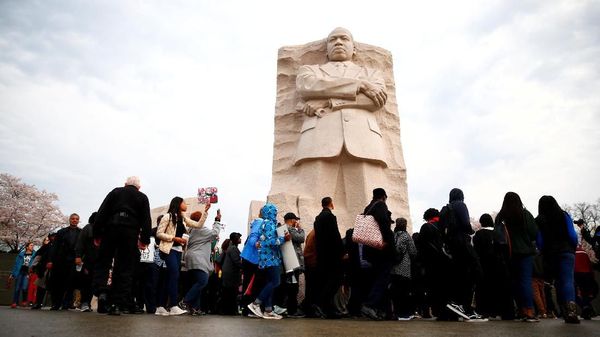 Foto: Pawai Peringatan 50 Tahun Tewasnya Martin Luther King Jr