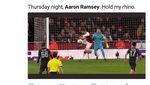 Bersinar di Emirates, Ramsey Jadi Bahan Meme