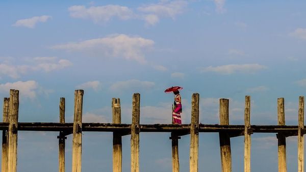 Foto: Jembatan Kayu Terpanjang Sedunia Ada di Asia Tenggara?