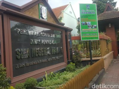 Foto: SMAN 2 Malang Hari ini setelah Demo Besar Pelengseran Kepsek