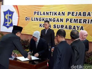 Risma Rotasi 81 Pejabat Kelurahan hingga Kepala Dinas