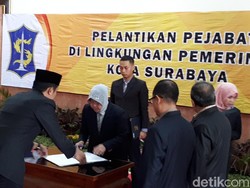 Risma Rotasi 81 Pejabat Kelurahan hingga Kepala Dinas