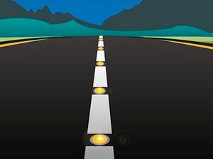 Bola Kaca Tertanam di Aspal, Buat Apa Ya?