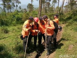Hari ke-7, Pencarian Saminah yang Hilang di Gunung Slamet Disetop