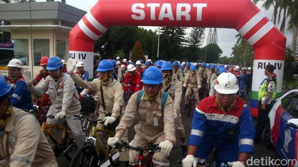 Bike To Work Pertamina RU IV Cilacap Pecahkan Rekor Muri