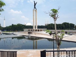 Melihat Wajah Baru Lapangan Banteng yang Hampir Rampung Direnovasi