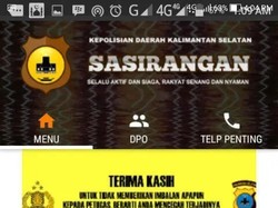 Polda Kalsel: Laporan ke Polisi Lebih Efektif Pakai Aplikasi