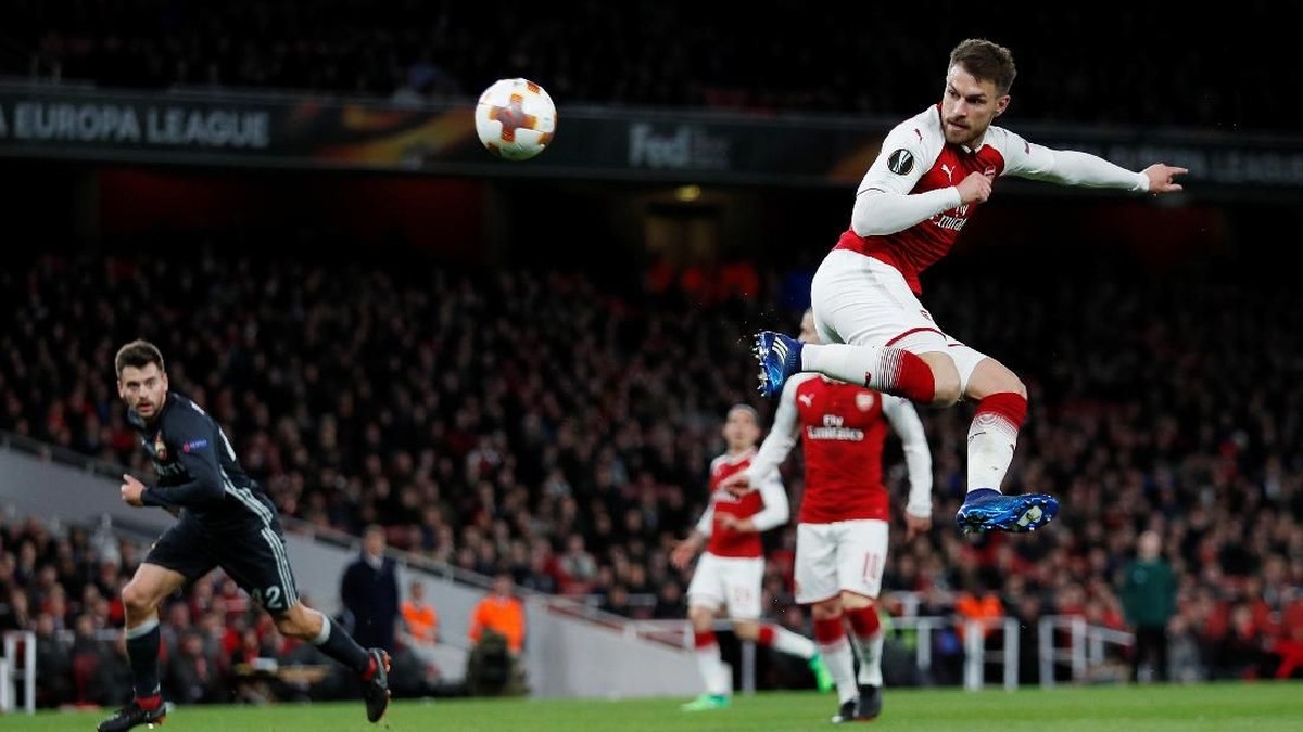 Aaron Ramsey diminta bertahan di Arsenal lebih lama (Eddie Keogh/Reuters)
