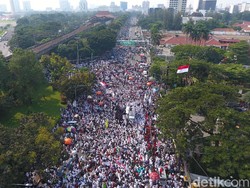 Pantauan Udara Aksi Bela Islam Gugat Sukmawati
