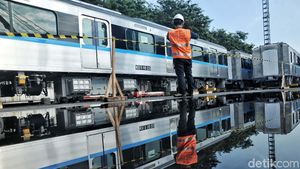 Kereta MRT Jakarta Diuji Coba Agustus 2018