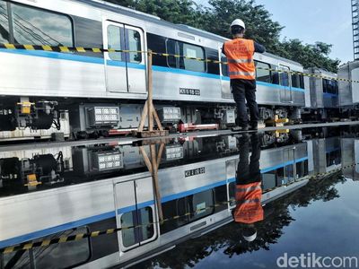 Kereta MRT Jakarta Diuji Coba Agustus 2018
