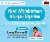 Live IG melahirkan dengan nyaman/