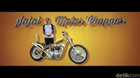 Brum... brum... Begini Gaya Jokowi Geber Chopper Bak Dilan