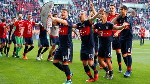 Bayern Rebut Gelar Juara Bundesliga Keenam Beruntun