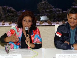 Susi Jelaskan Penangkapan Kapal Buronan Interpol STS-50